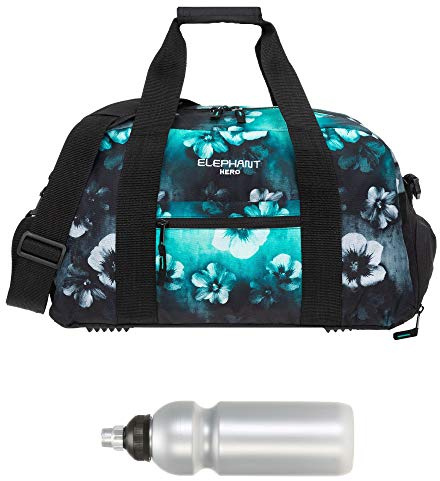 Elephant Sporttasche Mädchen Damen Signature Hero Sport Kinder Tasche mit Naßfach Schuhfach 47 cm 12800 + Trinkflasche