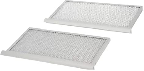sparefixd Metall-Fettfilter, 2 Stück, passend für Miele-Dunstabzugshaube