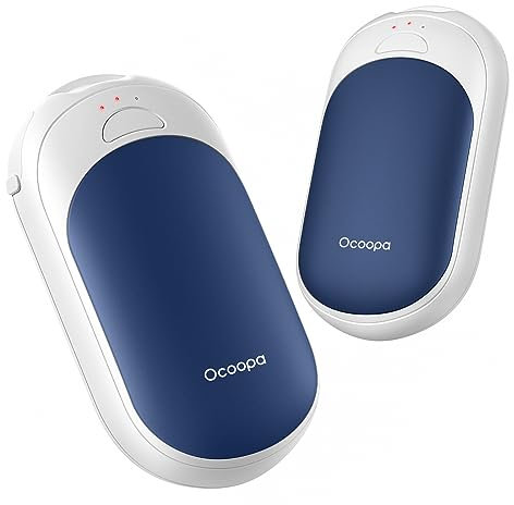 OCOOPA Magnetische Wiederaufladbare Handwärmer 2er-Pack, Ultraleicht und dünn, Elektrischer Taschenwärmer, Männer und Frauen, EIN Muss für die Handtasche, Union UT3 Lite, Regular, Schwarz