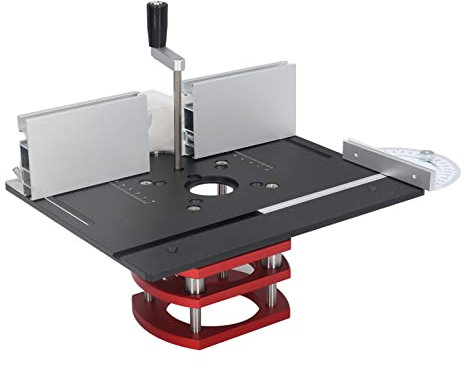 Máquina de Enrutador Portátil, Elevación de Enrutador con Placa Superior, Máquina de Bricolaje para Grabado y Corte, Máquina de Grabado de Aleación de Aluminio para Carpintería
