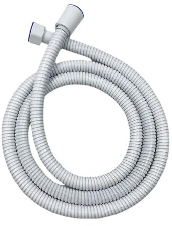 AYTOSH Weißer Flexibler Duschschlauch Aus Edelstahl, for Badezimmer-Duschwasserschlauchverlängerung, Sanitärrohr-Zugrohr (Size : 80cm)