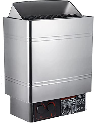 Home Sauna,6/9KW Dry Steam Bath Sauna Heater Stove, Business Sauna Heater 220V/380V, with Built-in Iconant Roller-Home Spa (except Rock)