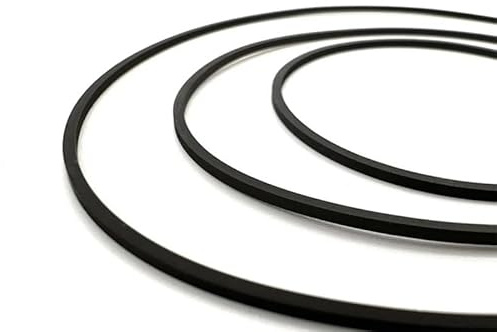 Correa de transmisión de goma cuadrada, espesor de 1,2mm for grabadora de cinta de Cassette, repetidor de cubierta, Audio, CD, DVD, VCD, cinta genérica, 1 ud. ( Color : Fold Length 50mm , Size : 1PC )