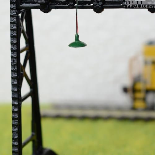 20 Stück OO HO Modelleisenbahn Warmweiß Wandleuchten für Landschaft