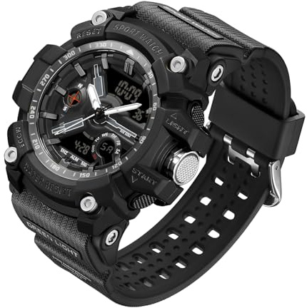 findtime Militär Uhr Armbanduhr Herren Digital Military Watch Tactical Outdoor Sport Jungen Männer Herrenuhr Blau Grün Schwarz Digitaluhr Chronograph Herren 5 ATM Wasserdicht Stoppuhr Wecker Sportuhr