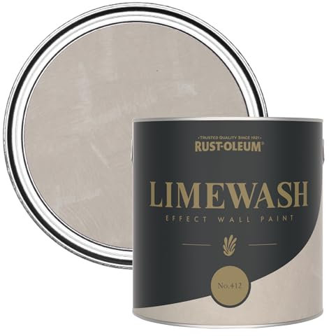 Rust-Oleum Beige Limewash Effect Wall Paint - No.412 2.5L