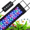 AQQA LED Aquarium Light,30W Full Spectrum 24/7 Mode Fish Tank LED Light,Adjustable Timer Brightness Aquarium Lighting,Memory Function Aquarium Plant Light with Extendable Bracket,for 80-100cm