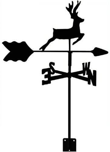 Wetterfahne, Edelstahl, Wetterfahne, Metallfahne, Messwerkzeug, Retro, Bauernhof, Garten, Richtungsanzeige, Hirsch