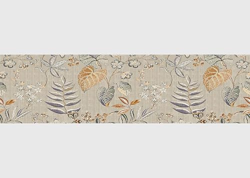AG Design Bordura Autoadesiva Ornamenti Floreali, AWB 8432 | Decorazione Impermeabile per Pareti, Mobili, Carte da Parati, Rivestimenti Murali e Porte, Pellicola | Larghezza 500 cm x Altezza 13,8 cm