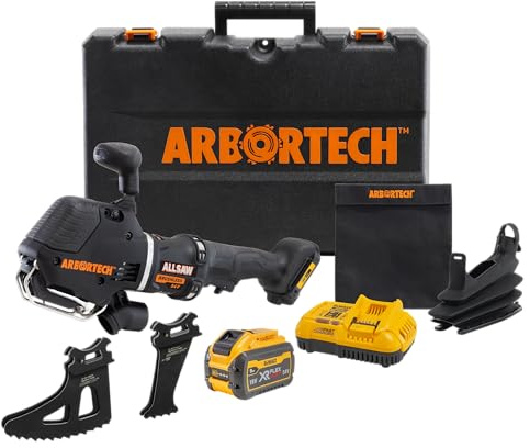 ARBORTECH ALLSAW BA200X Set Powered by DeWalt 54V FLEXVOLT 9.0Ah | Akku Fugensäge, Mauernutfräse, ALL.FG.200KIT.60