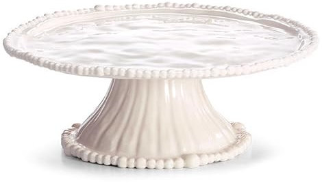 burton+BURTON Cream Melamine Cake Plate