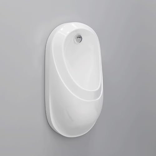 YITAYMLI Smart-Sensor Klein Eck Urinale für Herren Badezimmer,Wandmontiertes Keramik Garagen Urinal für Männer,Ultradünn Gewerbliches Urinal mit Spülung Platzsparend,für Schulen, Hotels, Restaurants