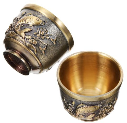 IMIKEYA 2pezzi Tazza Da Tazze Da Vino Cinesi Antiche Tazza Da Tè Design Vintage