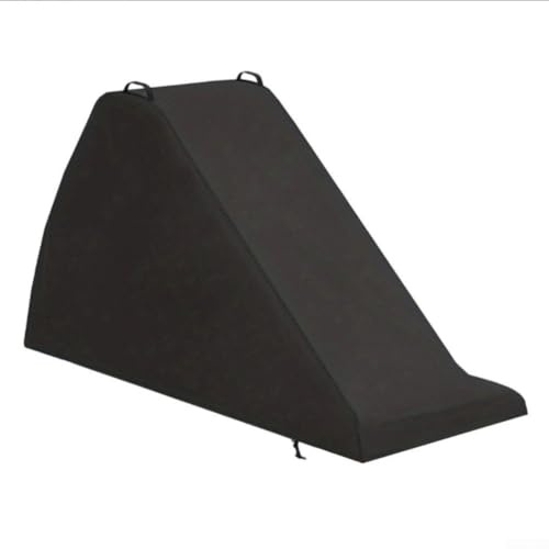 Housse de protection pour toboggan extérieur en tissu Oxford imperméable pour enfants, équipement de jardin, aire de jeux, noir 119,7 cm, 70,5 cm (600D)