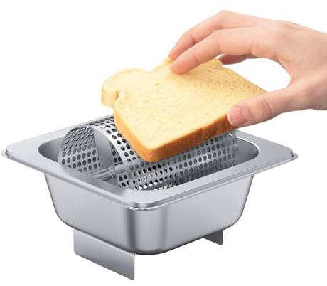 Rullo per burro, rotella per burro in acciaio inox con supporto, spalmatore per burro rotante per un'applicazione uniforme, facile da pulire, ideale per la cucina di casa