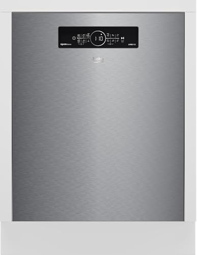 Beko BDDN36462XP Unterbau-Geschirrspüler 60 cm, für 14 Maßgedecke, 5 Programme, 5 Zusatzfunktionen, 3 Spülebenen, PowerIntense, SensorAdapt, HomeWhiz, Edelstahl