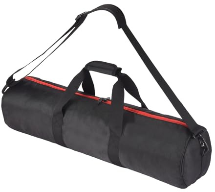 sourcing map 26 Inch Tripod Carrying Case Bag - Nylon Stand Bag Storage Case with Handles, Shoulder Strap for Studio Outdoor Photography Fits Monopod Music Speaker Mic Stand Gear
