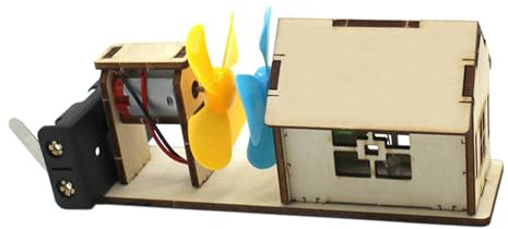 LIXSAZSE Juguetes educativos, Rompecabezas, aerogeneradores, motivando a los niños a Realizar Divertidos experimentos científicos, Juguetes educativos para