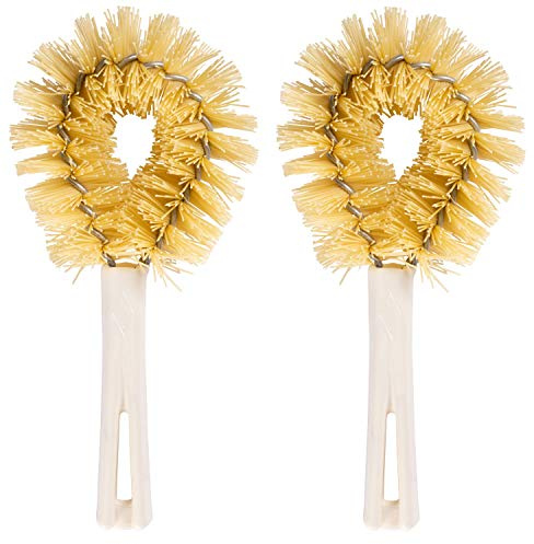 Stanley Home Products Original Vegetable Brush - Sturdy Compact Kitchen Brush for Small to Medium Veggies and Fruits - Removes Dirt Cleans Effectively Perfect for Home Use (2 Pack)