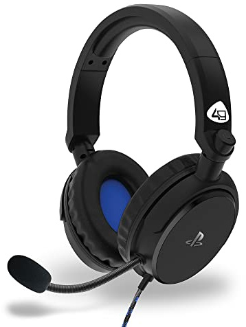 4Gamers PRO4-50s Black Gaming Headset with Stand for PS4