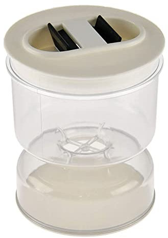 Ferleiss Gurken-Glas für trockene und nasse Spender, Gurken und , Sanduhr, Behälter für Zuhause, Küche, Trenner, Organizer