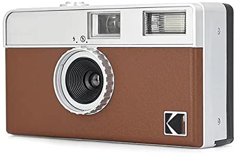 RISELY Appareil Photo Argentique,Appareil Photo Instantané Demi-Image avec Ouverture F9.5 Et Vitesse D'obturation 1/100 S,Moins Sujet Au Flou Ou À La Gigue, pour Un Enregistrement Quotidien Envoyage