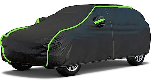 autoabdeckung vollgarage für Volkswagen Touran 2021 2.0 TDI 122HP (2020),autoabdeckung Stoff für Volkswagen Auto abdeckplane autohülle autogarage(Color:BG,Size:Single Layer)