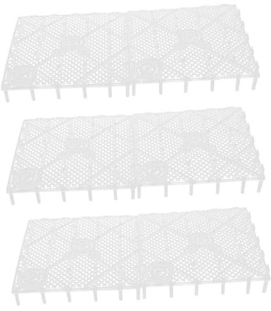 ABOOFAN 6Pcs undergravel filteration bottom Filter pad plastic trays Bottom filter plate Wear-resistant Aquarium Divider Partition filter plate Splitter fish tank solation board