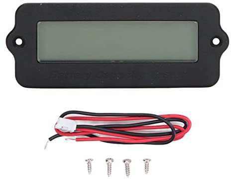 Tyenaza Batteriestatusmonitor, 6 V – 12 V, wasserdichte Kapazitäts- Und Spannungsanzeige, Perfekt Für Autos Und Elektrofahrten(12 String Lithium Battery)