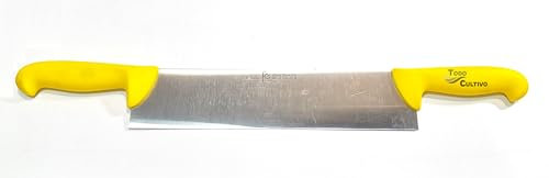 Todo Cultivo Cuchillo de dos mangos para partir queso de 300 mm de longitud. Corta quesos de grandes dimensiones