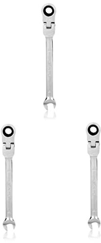 BESTonZON 3 Piezas Llaves Combinadas Llave De 8 Mm Mecánica De Trinquete Mm Inglesa De Cabeza Flexible Juego De s Automático