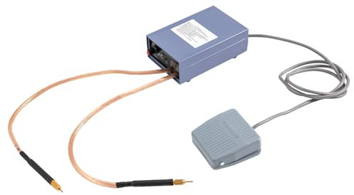 Punktschweißgerät 18650 Akku, 5000W Schweißgerät Einstellbare Stromstärke mit Display und Fußschalter