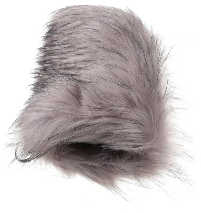 WOONEKY Winter Damen Faux Fur Handwärmer Muff Superweich Wärmend Vielseitig Als Armstulpe Und Kissen Für Kalte Tage Und Festliche Anlässe