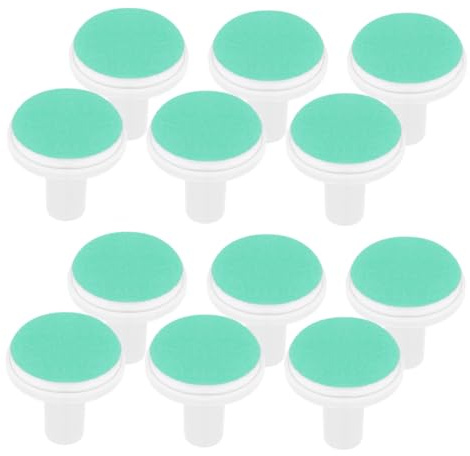 KOMBIUDA Elektrische Nagelknipser Ersatzpads 12 Stück Grün Vielseitige Schleifköpfe Für Neugeborene Und Kleinkinder Leicht Und Handlich Für Unterwegs