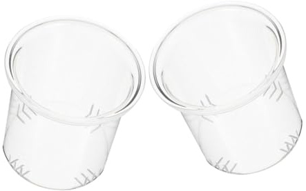 ABOOFAN 2piezas Colador De Té Tipo Tetera De Vidrio Infusor De Té Desmontable Filtro De Malla Fina Uso Cocina Oficina y Viajes