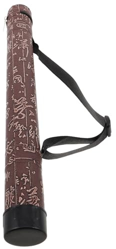Homoyoyo Portable G Bamboo Flute Carrying Bag with Handle Strap and Humidifier, Double Layer Eva and Cloth Material, Convenient Single Carry Design for Piccolo and Recorder Players,