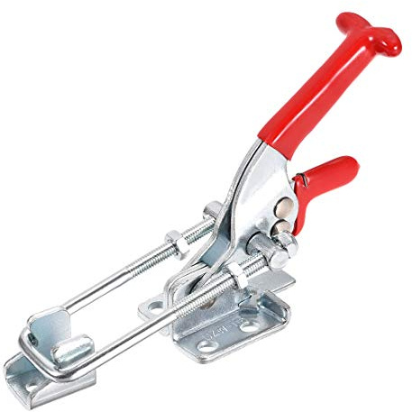 sourcing map 771lbs Adjustable Latch Galvanized Iron U Bolt Self-Lock Toggle Clamp