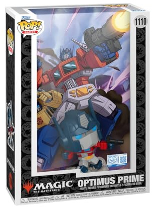 Funko Pop! Comic Cover: Transformers X MTG - Optimus Prime - Figura de Vinilo Coleccionable - Idea de Regalo - Mercancia Oficial - Juguetes para Niños y Adultos - Cartoon Fans