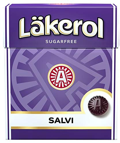 Cloetta Lakerol Salvi pastillas 48 cajas of 25g