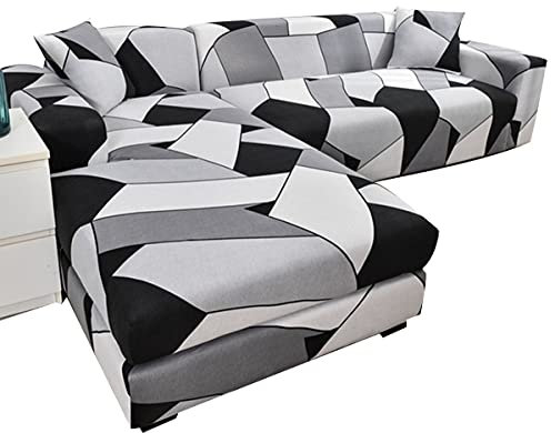 Sofabezüge Schonbezug Sofa Sofabezug L Form 3/2/1/4 Sitzer Sofahusse Couch Bezug Sofa Überzug Ecksofa Couchbezüg Sofa Hussen Stretch 2er 3er Sofa Abdeckung Uberzug Sofaüberwurf Couchhusse ( Color : F