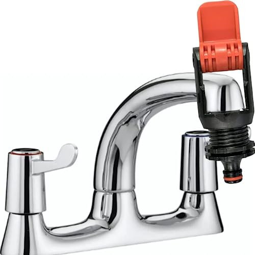 B2C Universal Tap Connector Adapter Mixer Kitchen Garden Hose Pipe Joiner Fitting 1/2 - Fits MOST kitchen taps