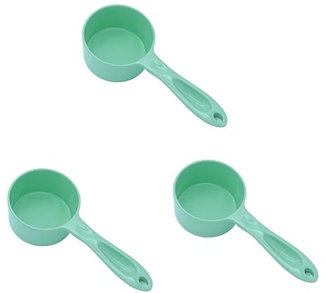 POPETPOP 3 Piezas Vaso Medidor Cucharas De Comida Para Gatos Tazas Medidoras Para Alimentos Herramienta De Medición De Alimentos Para Mascotas Pala De Agua Cuchara De Comida El Perro