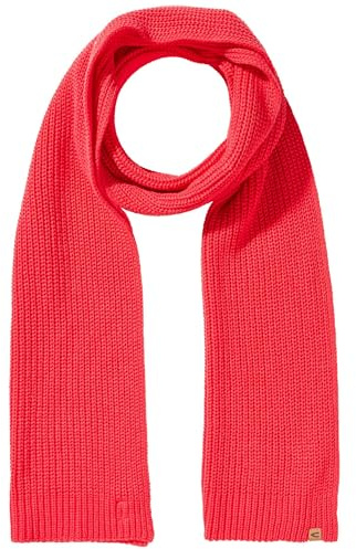 camel active Damen Strickschal aus reiner Baumwolle