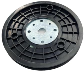 rockible Disco de transmisión para Bicicleta estática, Correa de transmisión para Bicicleta dinámica, Disco de Rueda de 20 cm, Piezas, Herramientas de, Negro