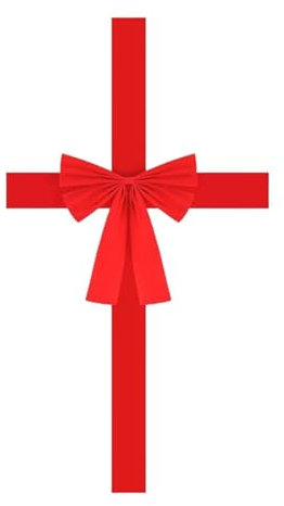 Colcolo Weihnachtsbaum-Schleife, Weihnachts-Fronttür-Schleife, Weihnachts-Schranktür-Band-Schleife für den Außenbereich