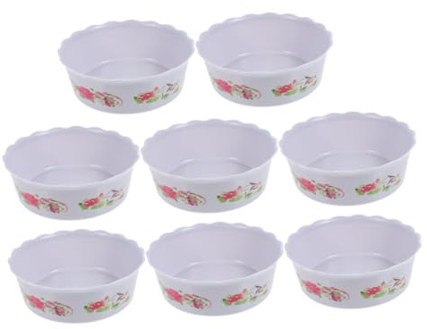 MERRYHAPY 8-stück Hydrokultur Pflanzer Set Kupfer Schüssel Design Bonsai Schüssel Pflanzer Für