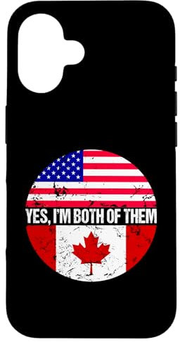 Kanadische amerikanische USA-Flagge 4. Juli Hülle für iPhone 16