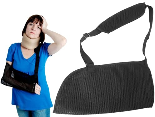 KLLJ Tutore Braccio,Mesh Tutore Braccio,Reggibraccio Per Braccio,Regolabile Fascia Braccio Rotto,Fascia Supporto per Braccio,Tutore a Fascia per Braccio,Imbracatura per Braccio,Reggibraccio