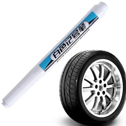 Marqueur Peinture Pneu Crayon Marquage Auto Blanc Réutilisable Lettrage