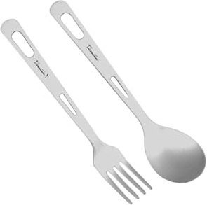 [Set di stoviglie in puro titanio] Leggero e portatile: processo di levigatura, scatola di immagazzinaggio/borsa, diverse combinazioni sono opzionali (coltello/forchetta/cucchiaio/bacchette)